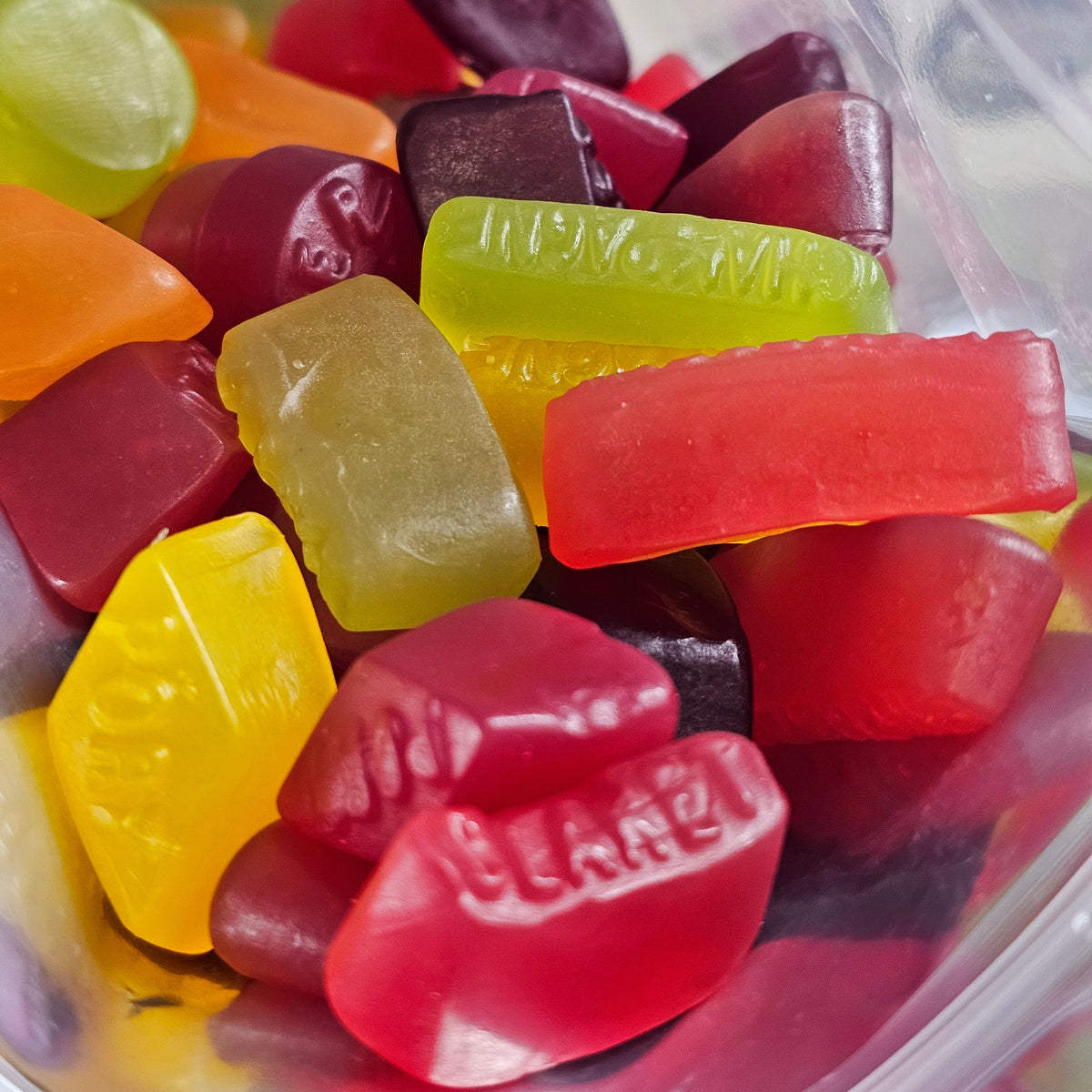 Taveners Wine Gums 500g -  Resealable Bag, Pick and Mix Sweets, Bulk, Party Bags, Candy Gifts