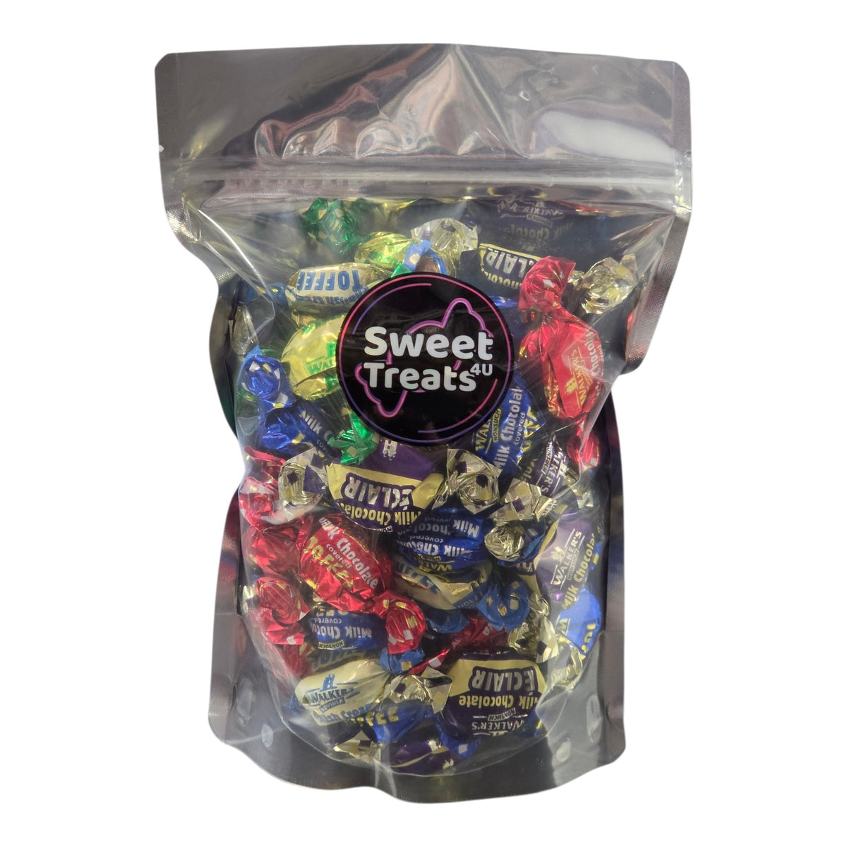 Walker's Nonsuch Assorted Toffees & Eclairs 500g -  Resealable Bag, Pick and Mix Sweets, Bulk, Party Bags, Candy Gifts