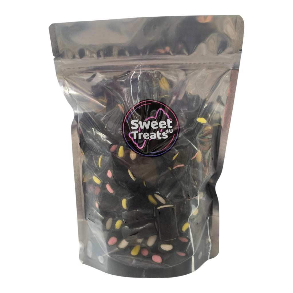 Liquorice Cream Rock 500g -  Resealable Bag, Pick and Mix Sweets, Bulk, Party Bags, Candy Gifts