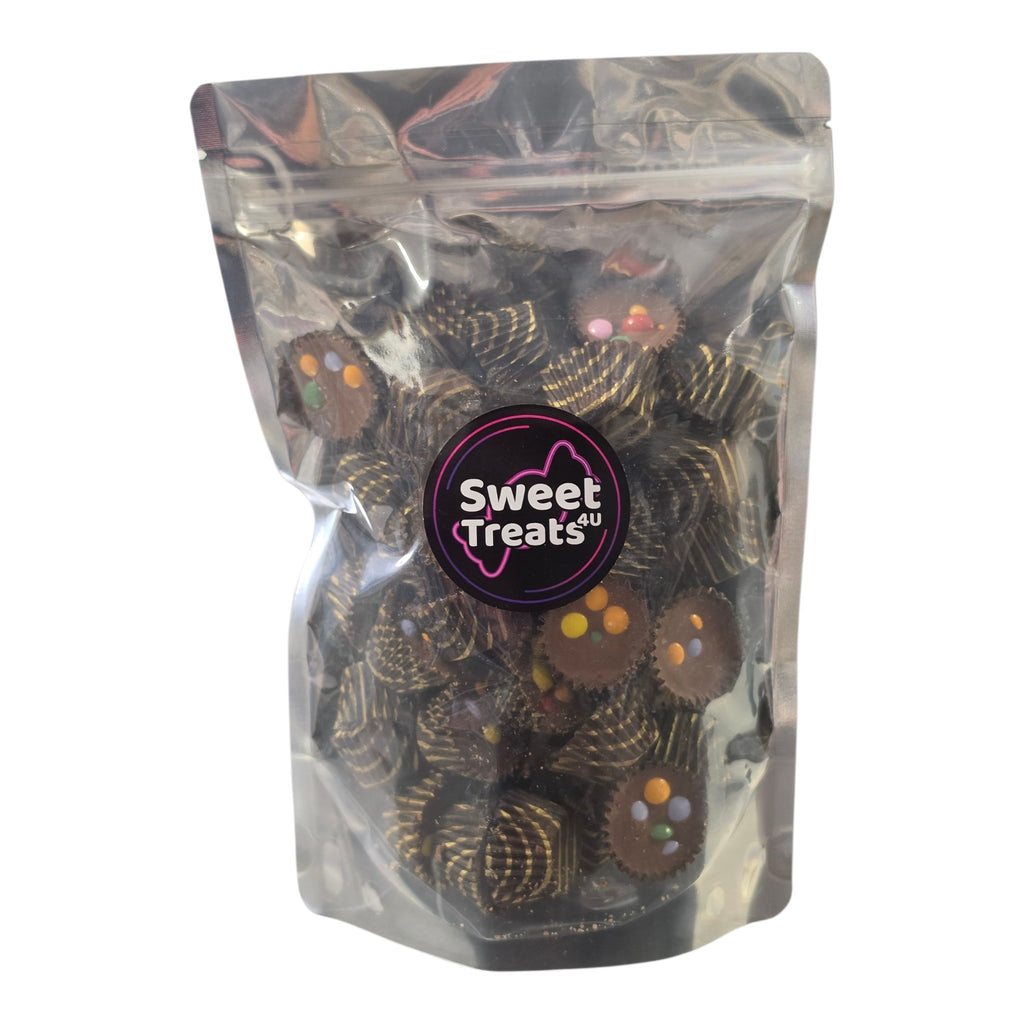 Happy Chocolate Icy Cups 400g -  Resealable Bag, Pick and Mix Sweets, Bulk, Party Bags, Candy Gifts