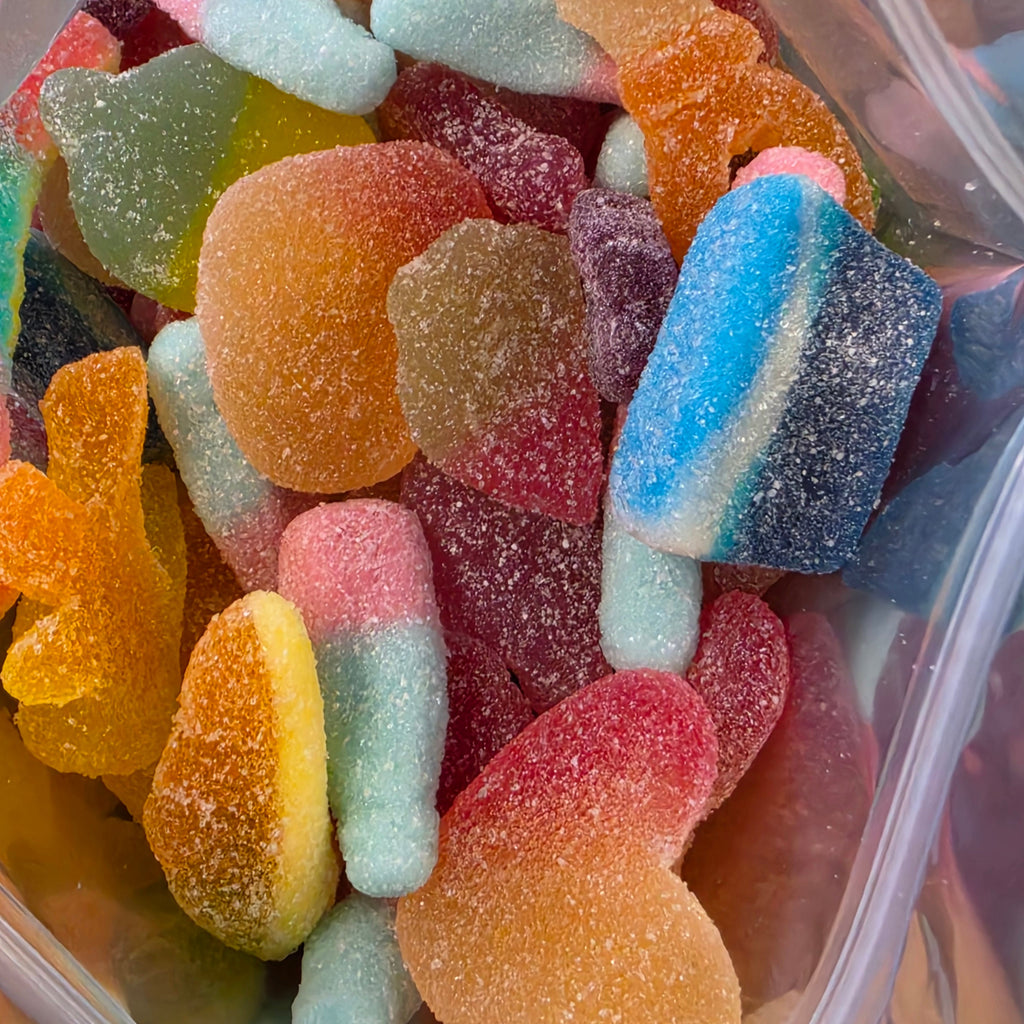 Fizzy Sweet Mix 1kg -  Resealable Bag, Pick and Mix Sweets, Bulk, Party Bags, Candy Gifts