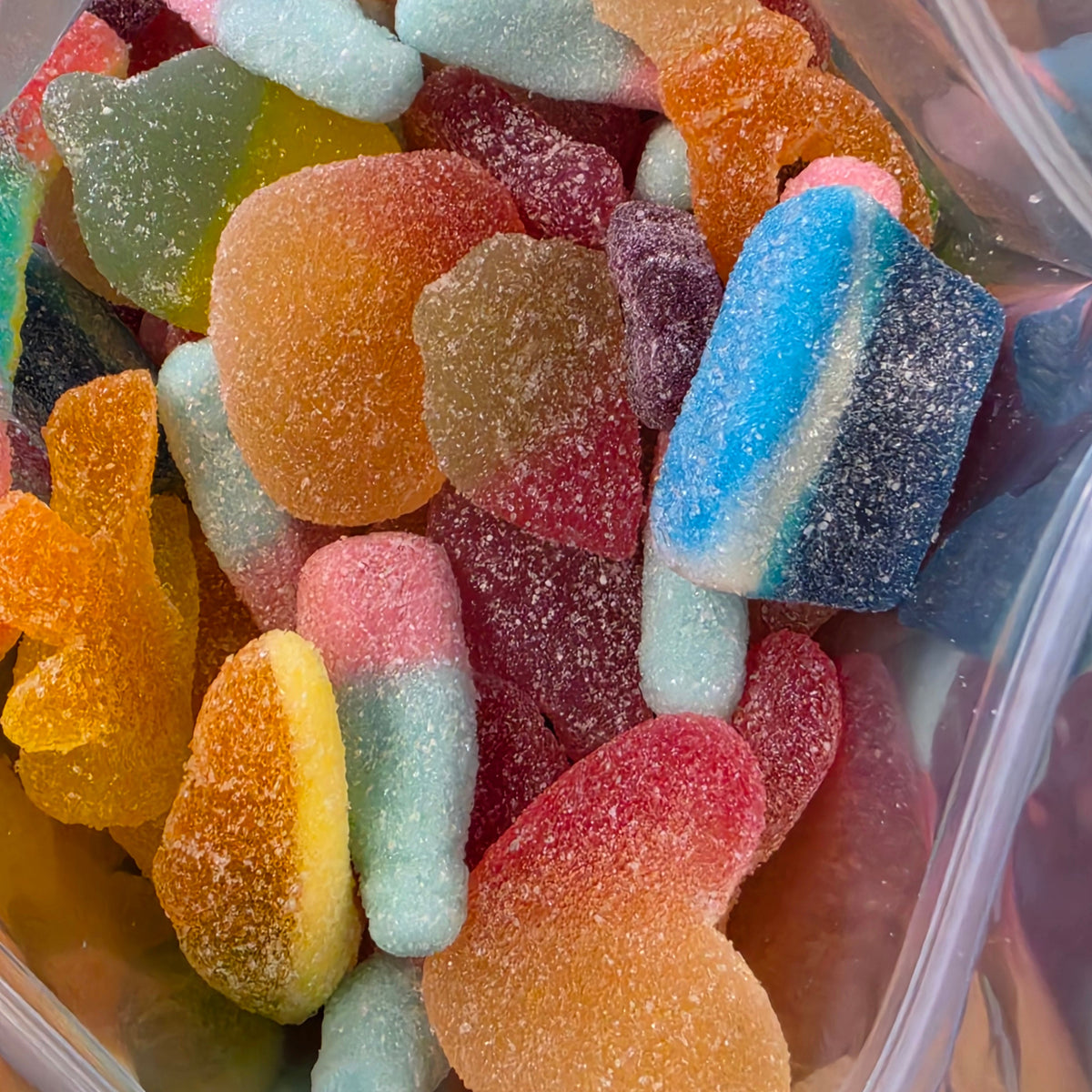 Fizzy Sweet Mix 1kg -  Resealable Bag, Pick and Mix Sweets, Bulk, Party Bags, Candy Gifts