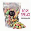 Rosey Apples 500g -  Resealable Bag, Pick and Mix Sweets, Bulk, Party Bags, Candy Gifts
