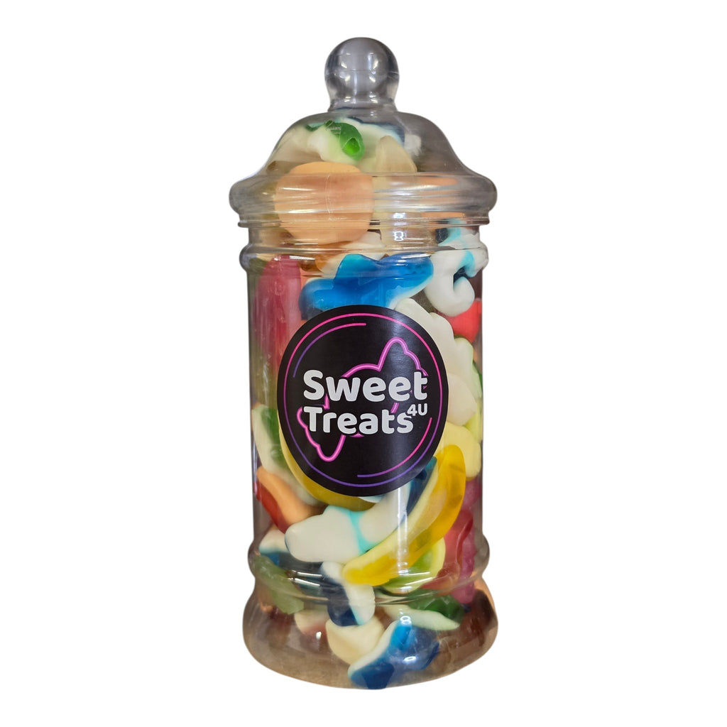 Gummy Sweet Mix Jar 400g - Pick and Mix Sweets, Bulk, Bags, Candy Gifts