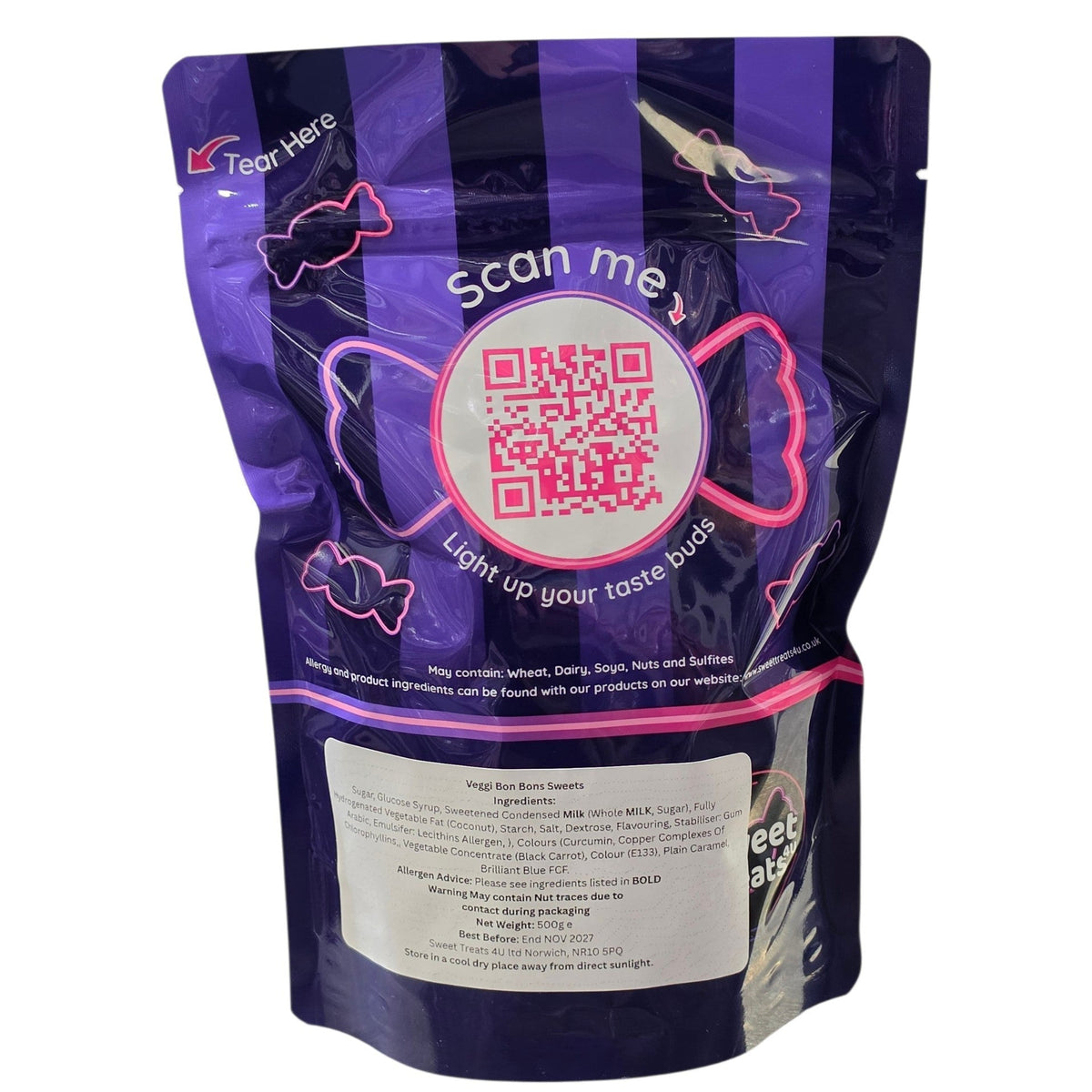 Mixed Bon Bons Sweets 500g -  Resealable Bag, Pick and Mix Sweets, Bulk, Party Bags, Candy Gifts