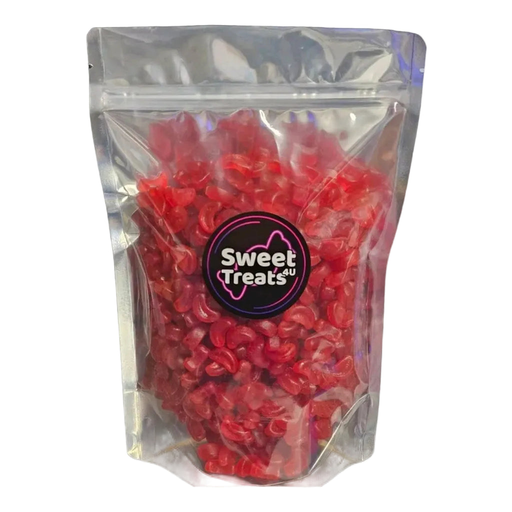 Squirrel Cherry Lips 500g -  Resealable Bag, Pick and Mix Sweets, Bulk, Party Bags, Candy Gifts