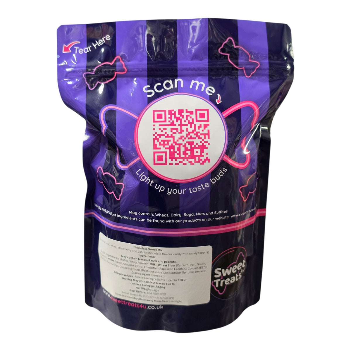 Chocolate Sweet Mix 1kg -  Resealable Bag, Pick and Mix Sweets, Bulk, Party Bags, Candy Gifts