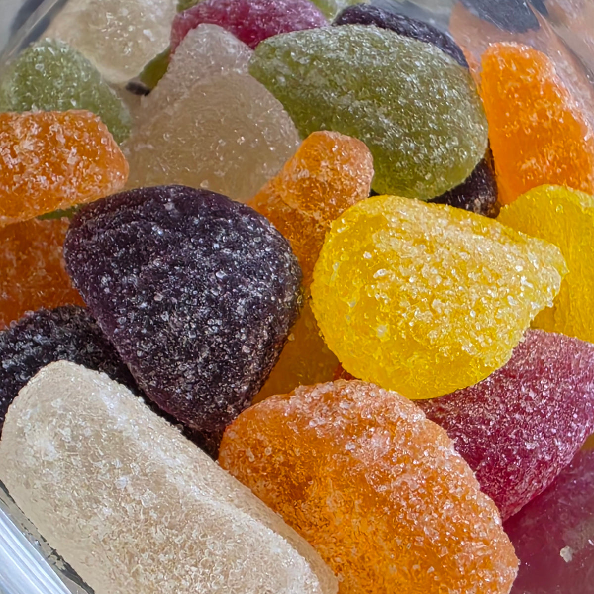 Taveners Fruit Jellies 500g -  Resealable Bag, Pick and Mix Sweets, Bulk, Party Bags, Candy Gifts