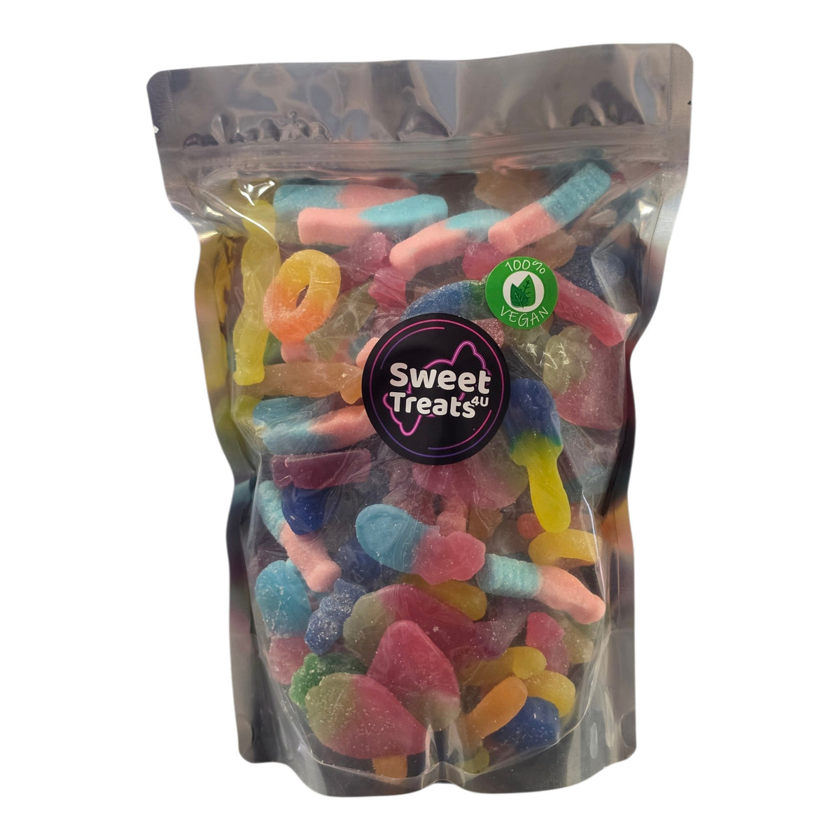 Vegetarian & Vegan Mix 1kg -  Resealable Bag, Pick and Mix Sweets, Bulk, Party Bags, Candy Gifts