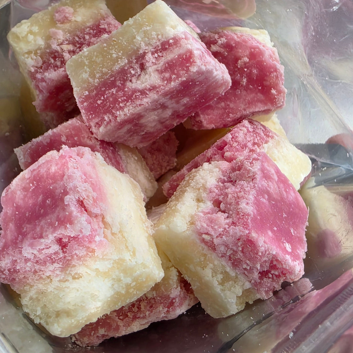 Coconut Ice 500g -  Resealable Bag, Pick and Mix Sweets, Bulk, Party Bags, Candy Gifts