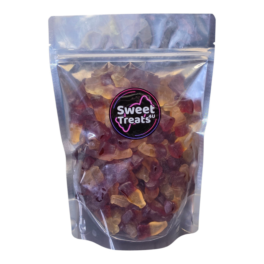 Cola Bottles 500g - Resealable Bag, Pick and Mix Sweets, Bulk, Party Bags, Candy Gifts