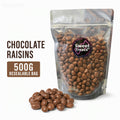 Chocolate Raisins 500g -  Resealable Bag, Pick and Mix Sweets, Bulk, Party Bags, Candy Gifts