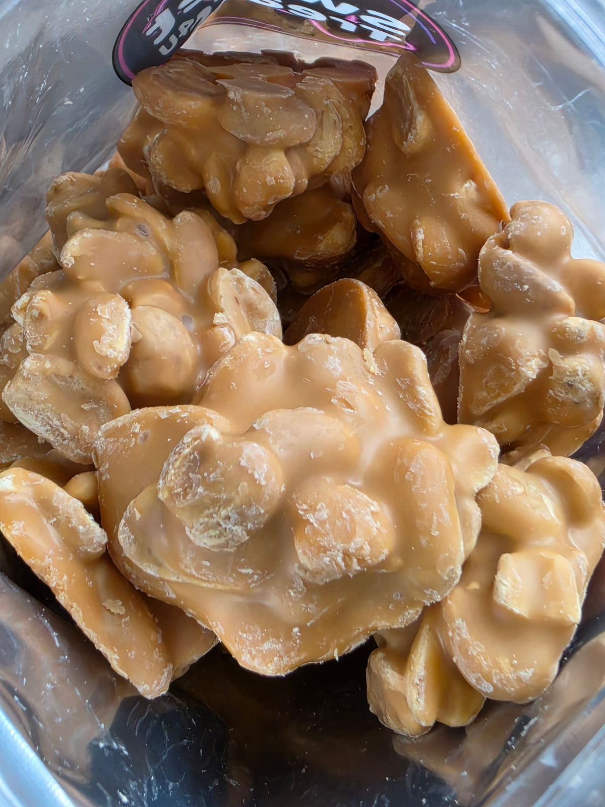 Salted Caramel & Sea Salt Peanut Clusters 400g -  Resealable Bag, Pick and Mix Sweets, Bulk, Party Bags, Candy Gifts