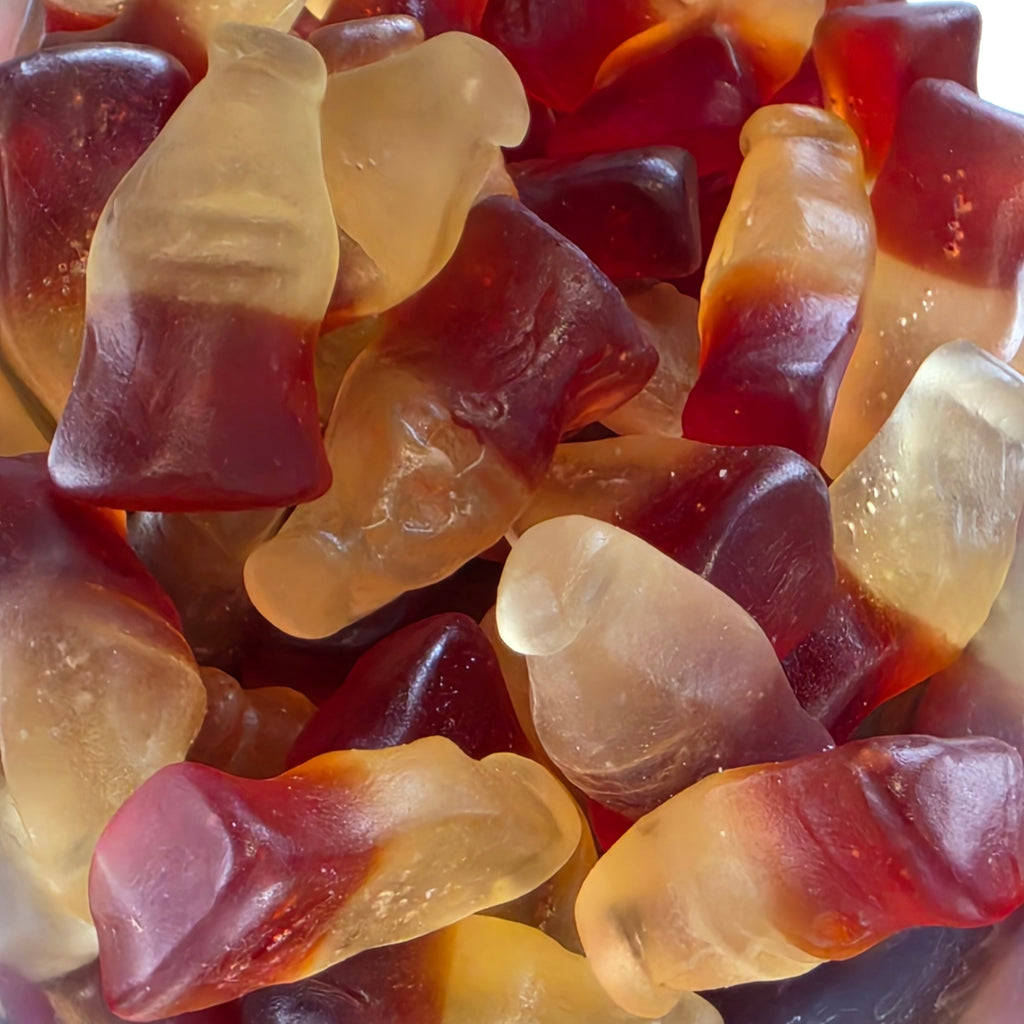 Cola Bottles 500g - Resealable Bag, Pick and Mix Sweets, Bulk, Party Bags, Candy Gifts