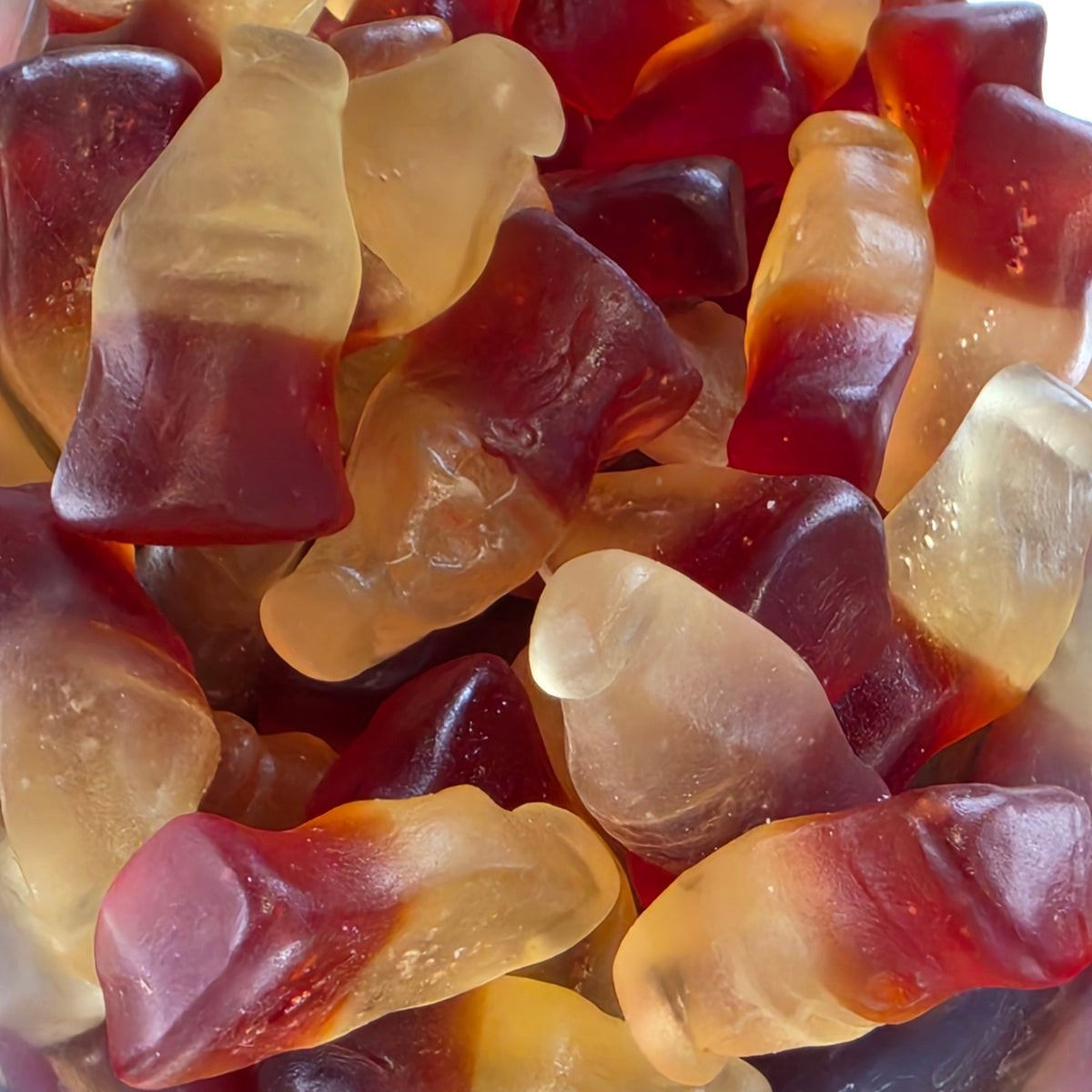Cola Bottles 500g - Resealable Bag, Pick and Mix Sweets, Bulk, Party Bags, Candy Gifts