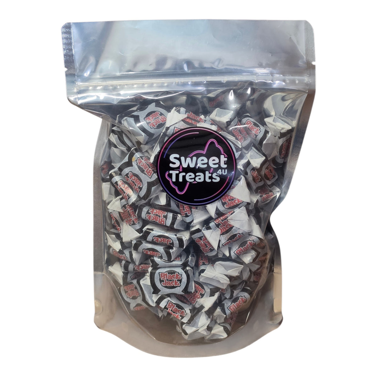 Black Jack Chews 500g -  Resealable Bag, Pick and Mix Sweets, Bulk, Party Bags, Candy Gifts
