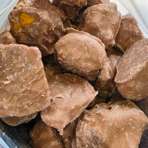Chocolate Covered Honeycomb 500g -  Resealable Bag, Pick and Mix Sweets, Bulk, Party Bags, Candy Gifts