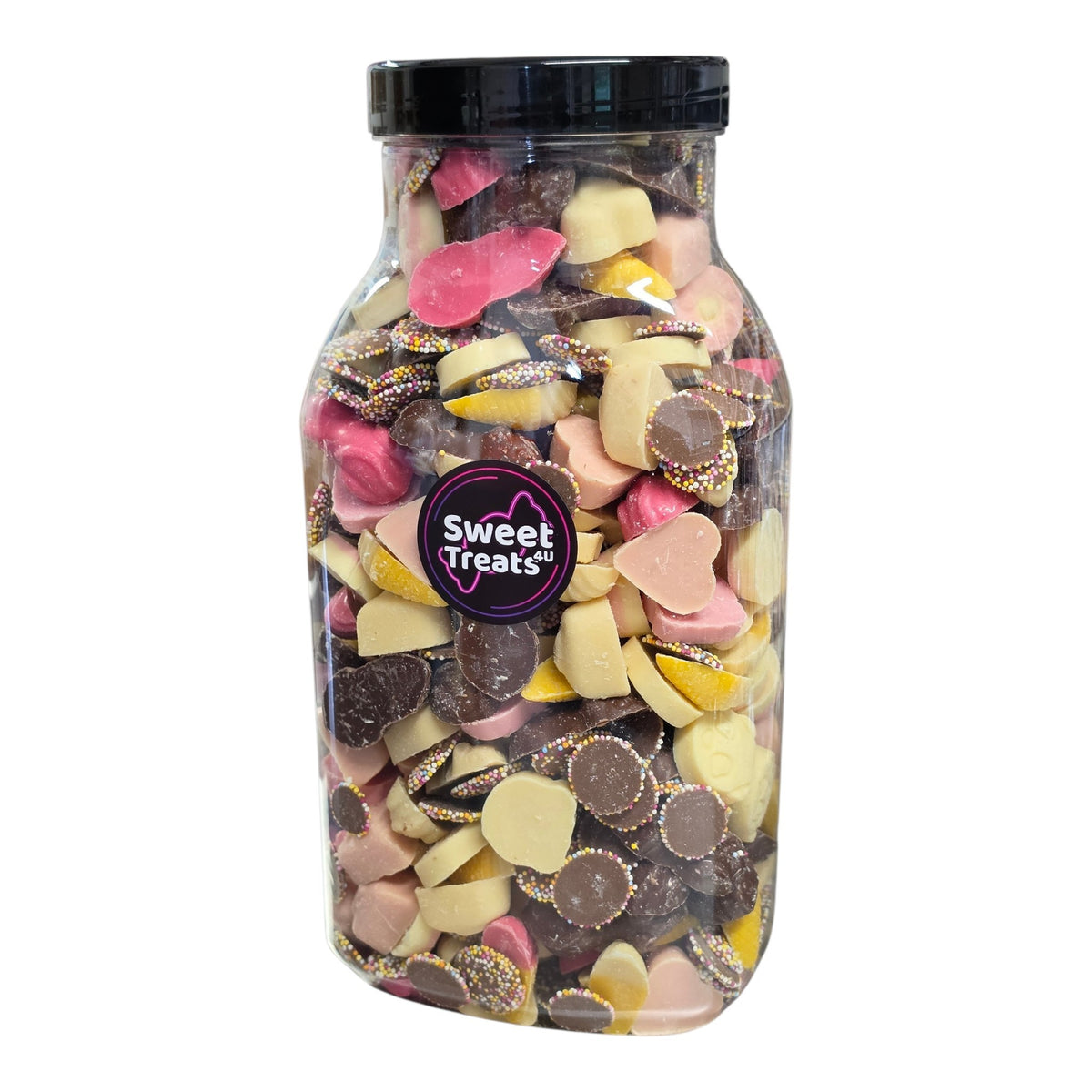 Mixed Chocolate Sweet Jar 3.2kg - Pick and Mix Sweets, Bulk, Party, Candy Gift