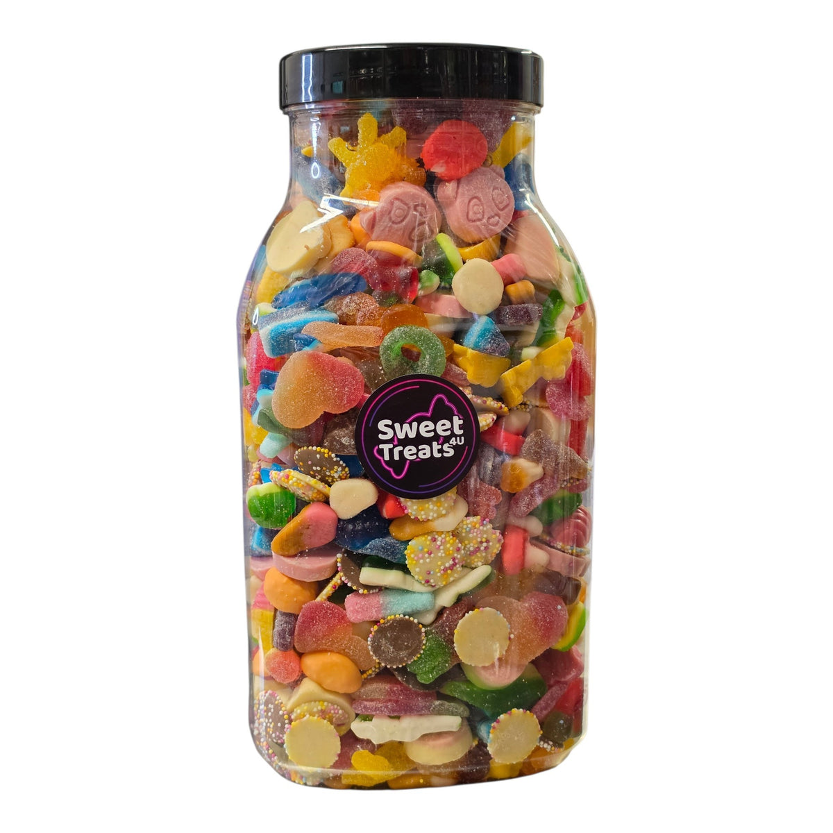 Gummy, Chocolate & Fizzy Sweet Mix Jar 3.5kg - Pick and Mix Sweets, Bulk, Party, Candy Gifts