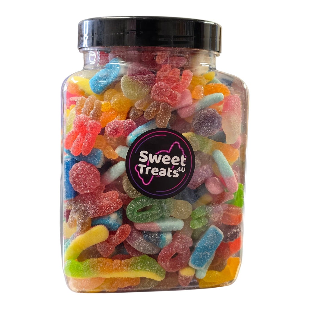 Fizzy Sweet Mix Jar 1.8kg - Pick and Mix Sweets, Bulk, Party, Candy Gifts