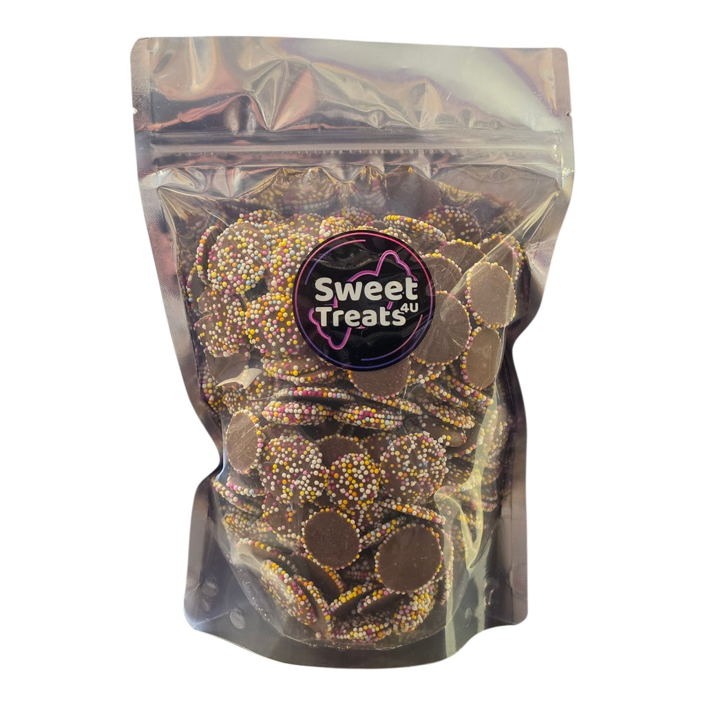 Chocolate Jazzies 500g -  Resealable Bag, Pick and Mix Sweets, Bulk, Party Bags, Candy Gifts