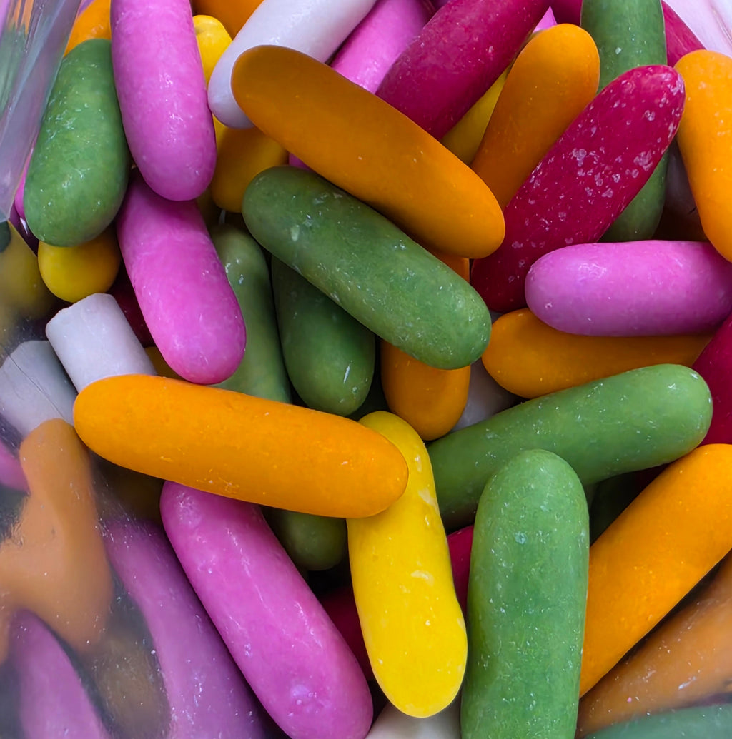 Liquorice Comfits 500g -  Resealable Bag, Pick and Mix Sweets, Bulk, Party Bags, Candy Gifts