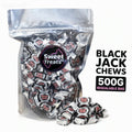 Black Jack Chews 500g -  Resealable Bag, Pick and Mix Sweets, Bulk, Party Bags, Candy Gifts