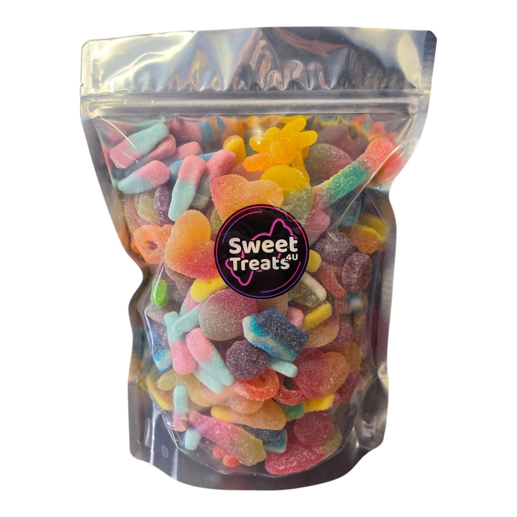 Fizzy Sweet Mix 1kg -  Resealable Bag, Pick and Mix Sweets, Bulk, Party Bags, Candy Gifts