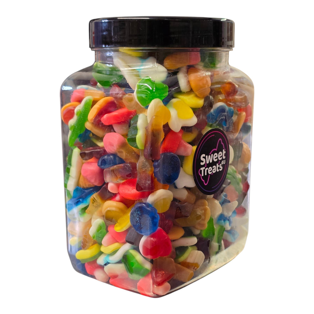 Gummy Sweet Mix Jar 1.8kg - Pick and Mix Sweets, Bulk, Party, Candy Gifts