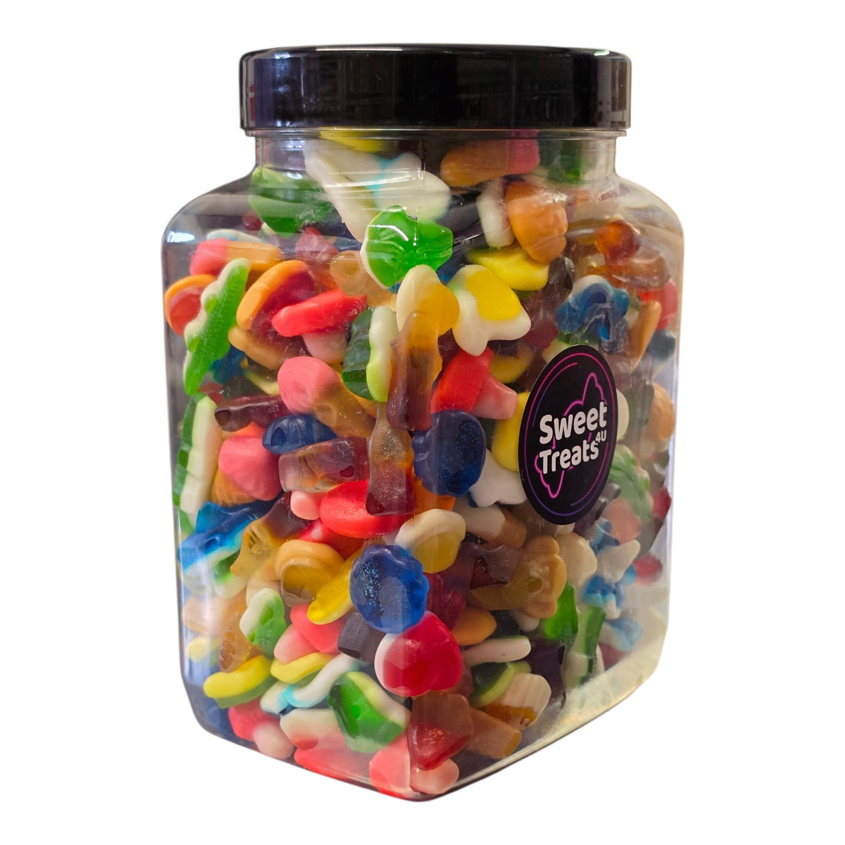 Gummy Sweet Mix Jar 1.8kg - Pick and Mix Sweets, Bulk, Party, Candy Gifts