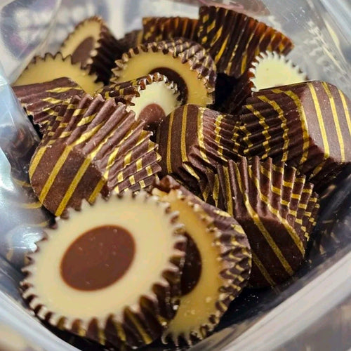 Cappuccino Icy Cups 400g -  Resealable Bag, Pick and Mix Sweets, Bulk, Party Bags, Candy Gifts