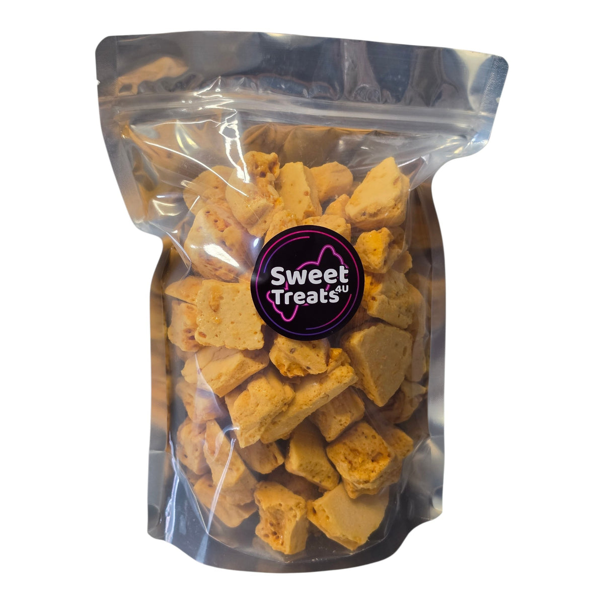 Honeycomb Cinder Toffee 500g -  Resealable Bag, Pick and Mix Sweets, Bulk, Party Bags, Candy Gifts