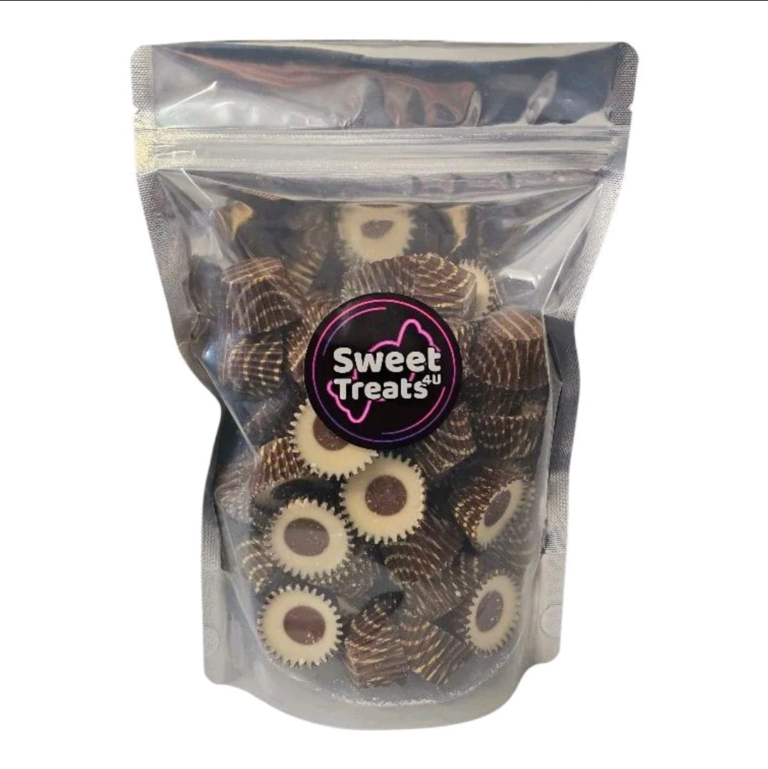 Cappuccino Icy Cups 400g -  Resealable Bag, Pick and Mix Sweets, Bulk, Party Bags, Candy Gifts