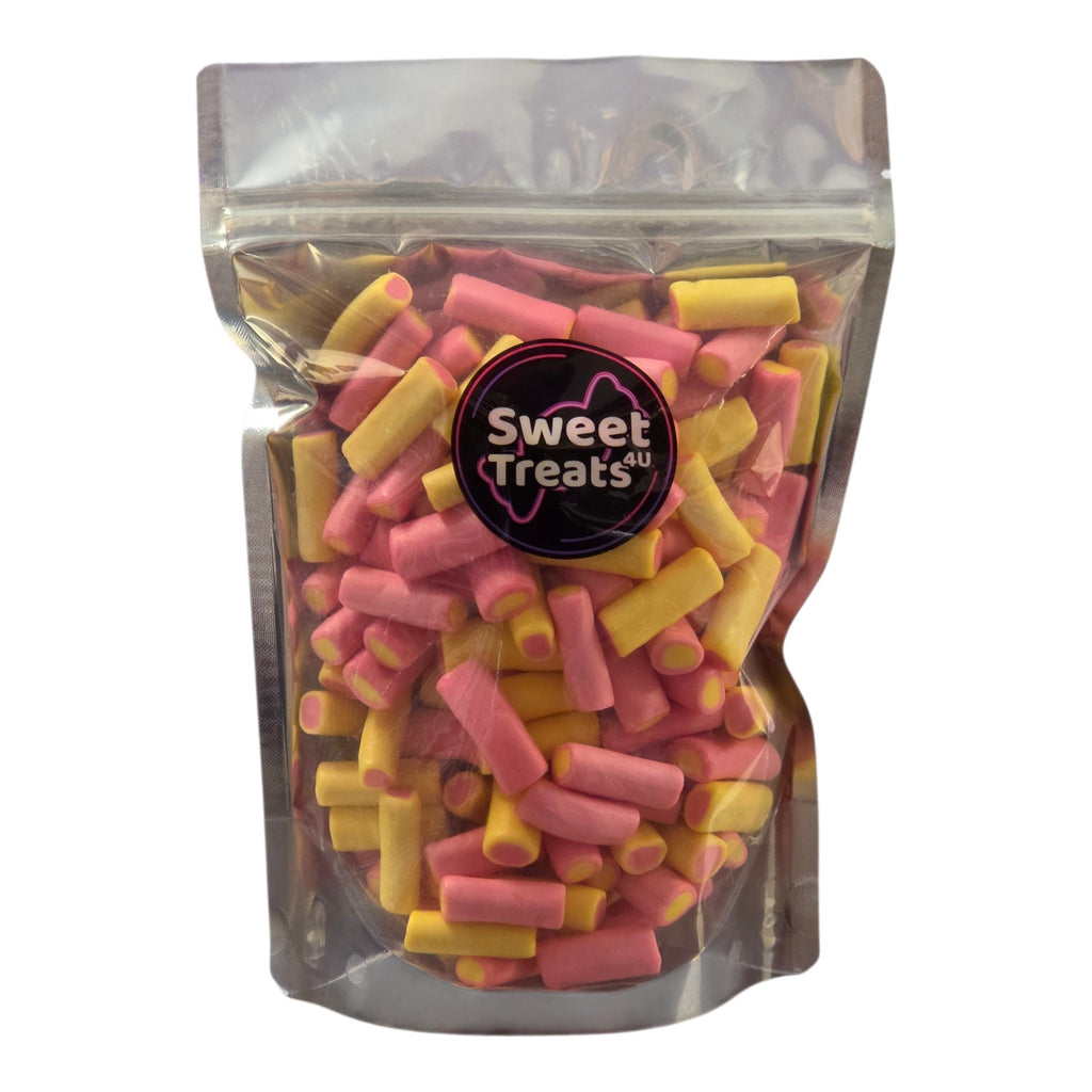 Haribo Rhubarb & Custard 500g -  Resealable Bag, Pick and Mix Sweets, Bulk, Party Bags, Candy Gifts