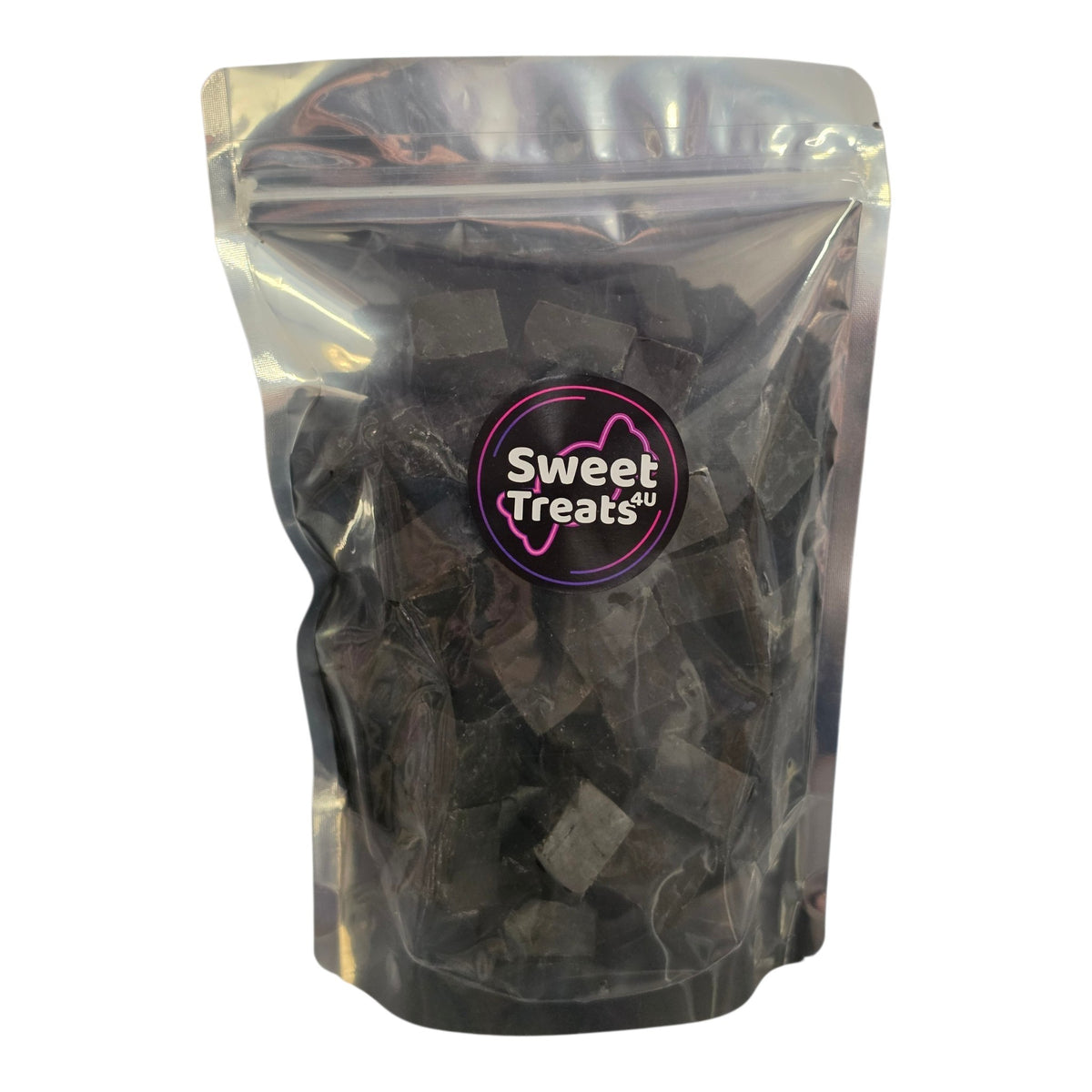 Liquorice Fudge 500g -  Resealable Bag, Pick and Mix Sweets, Bulk, Party Bags, Candy Gifts