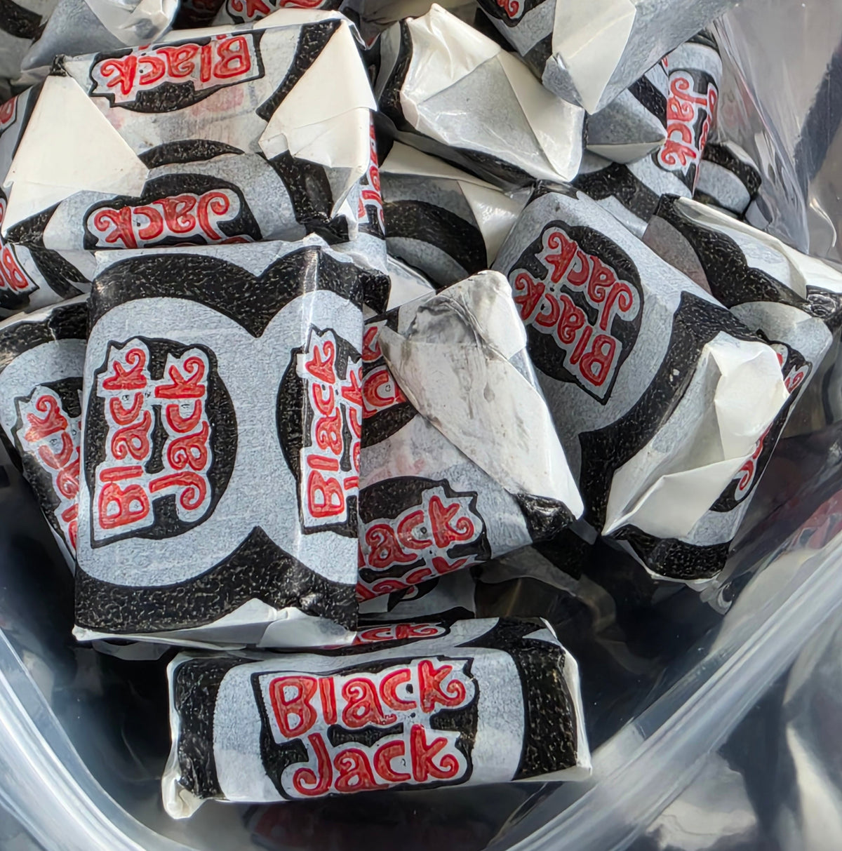 Black Jack Chews 500g -  Resealable Bag, Pick and Mix Sweets, Bulk, Party Bags, Candy Gifts