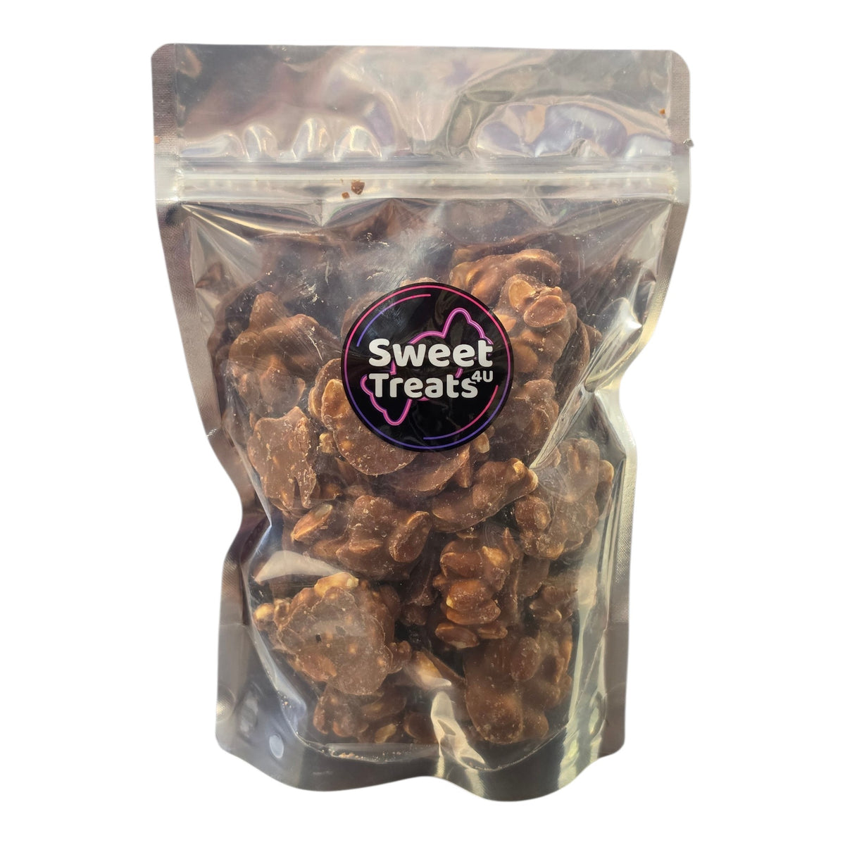 Milk Chocolate & Peanut Clusters 400g -  Resealable Bag, Pick and Mix Sweets, Bulk, Party Bags, Candy Gifts