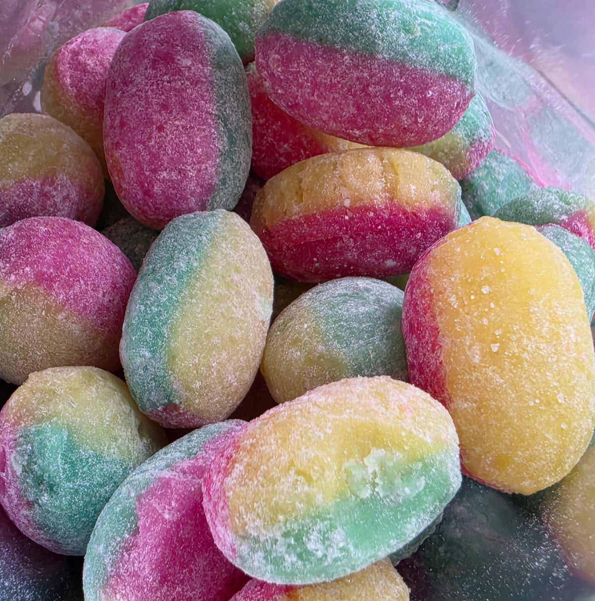 Rosey Apples 500g -  Resealable Bag, Pick and Mix Sweets, Bulk, Party Bags, Candy Gifts