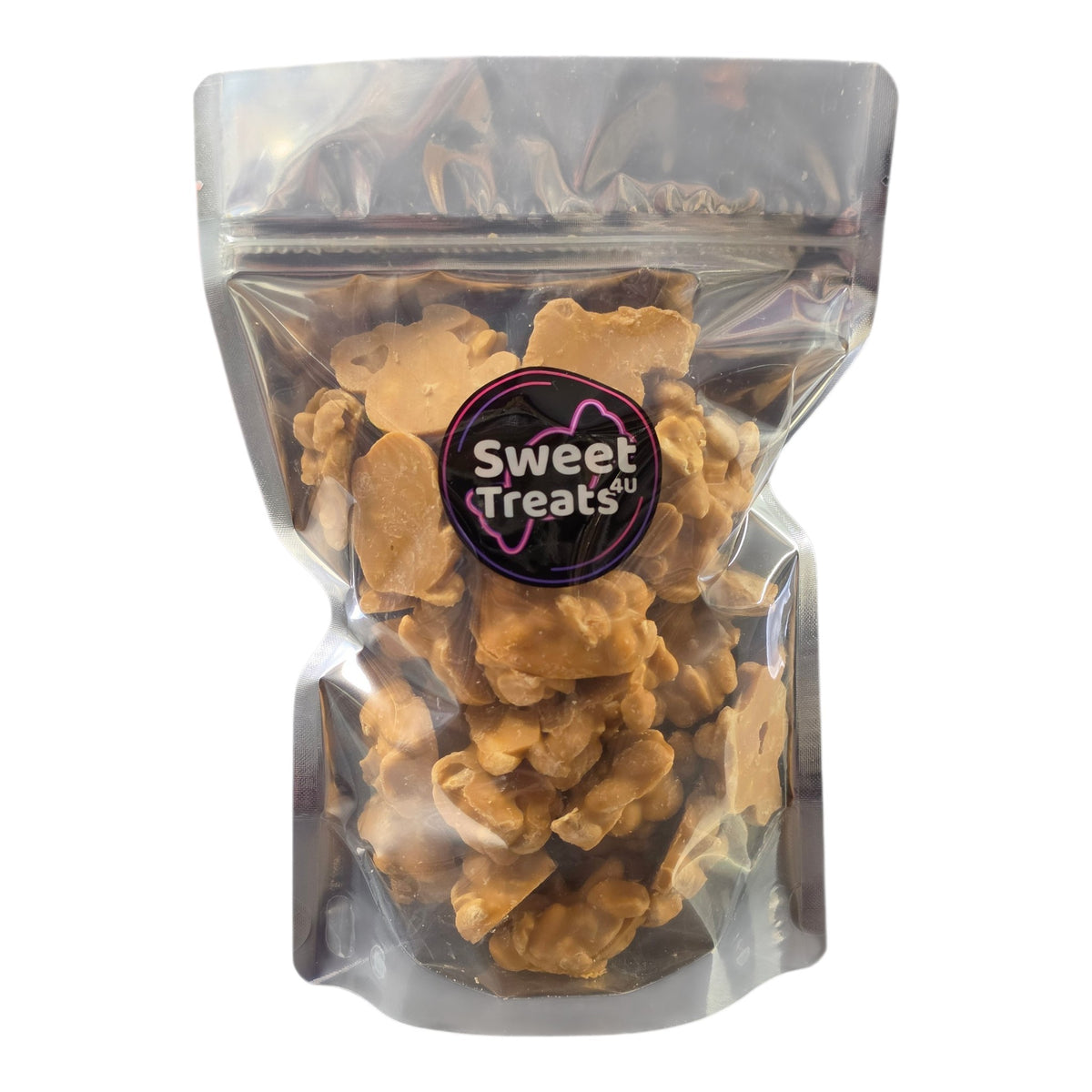 Salted Caramel & Sea Salt Peanut Clusters 400g -  Resealable Bag, Pick and Mix Sweets, Bulk, Party Bags, Candy Gifts