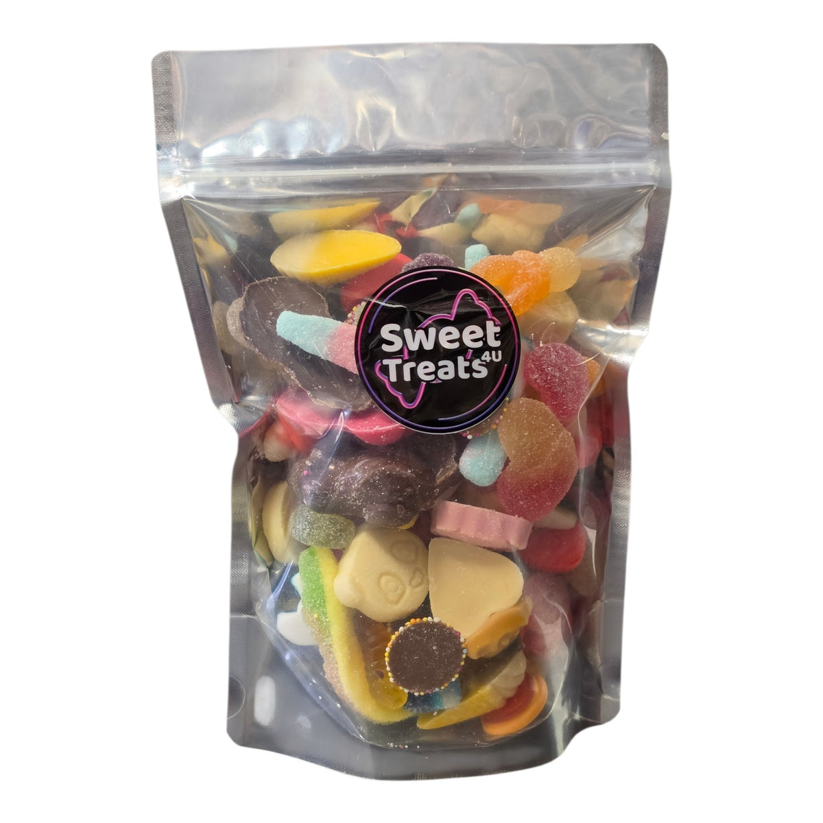 Gummy, Chocolate & Fizzy Sweet Mix 500g -  Resealable Bag, Pick and Mix Sweets, Bulk, Party Bags, Candy Gifts
