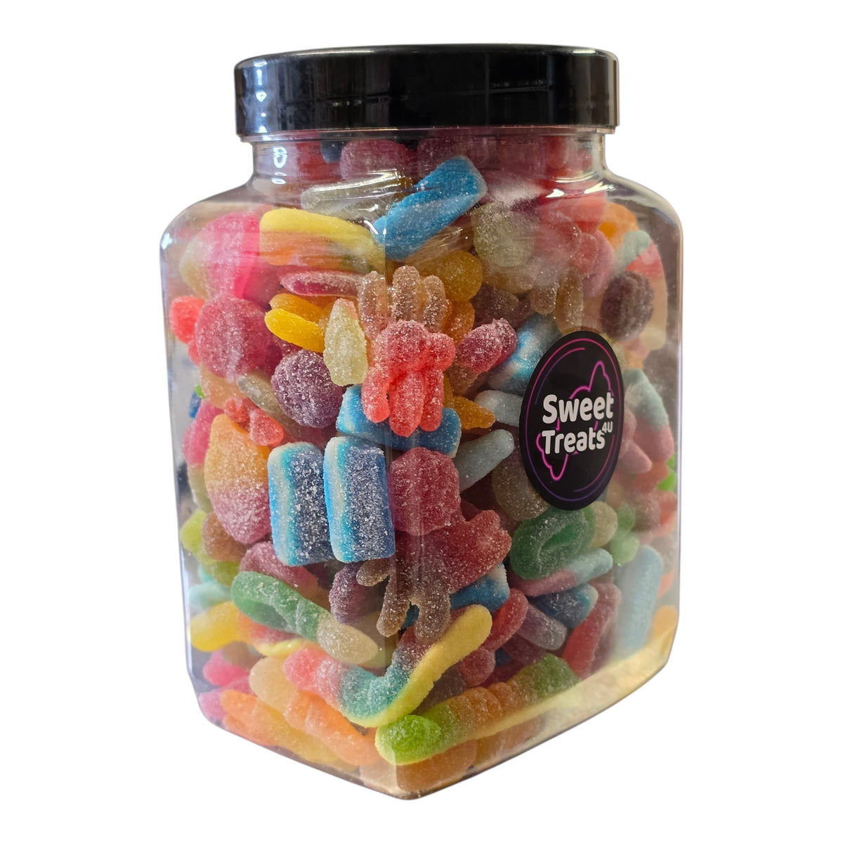 Fizzy Sweet Mix Jar 1.8kg - Pick and Mix Sweets, Bulk, Party, Candy Gifts
