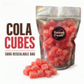 Cola Cubes 500g - Resealable Bag, Pick and Mix Sweets, Bulk, Party Bags, Candy Gifts