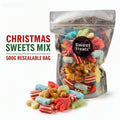 Christmas Mix Sweets 500g -  Resealable Bag, Pick and Mix Sweets, Bulk, Party Bags, Candy Gifts
