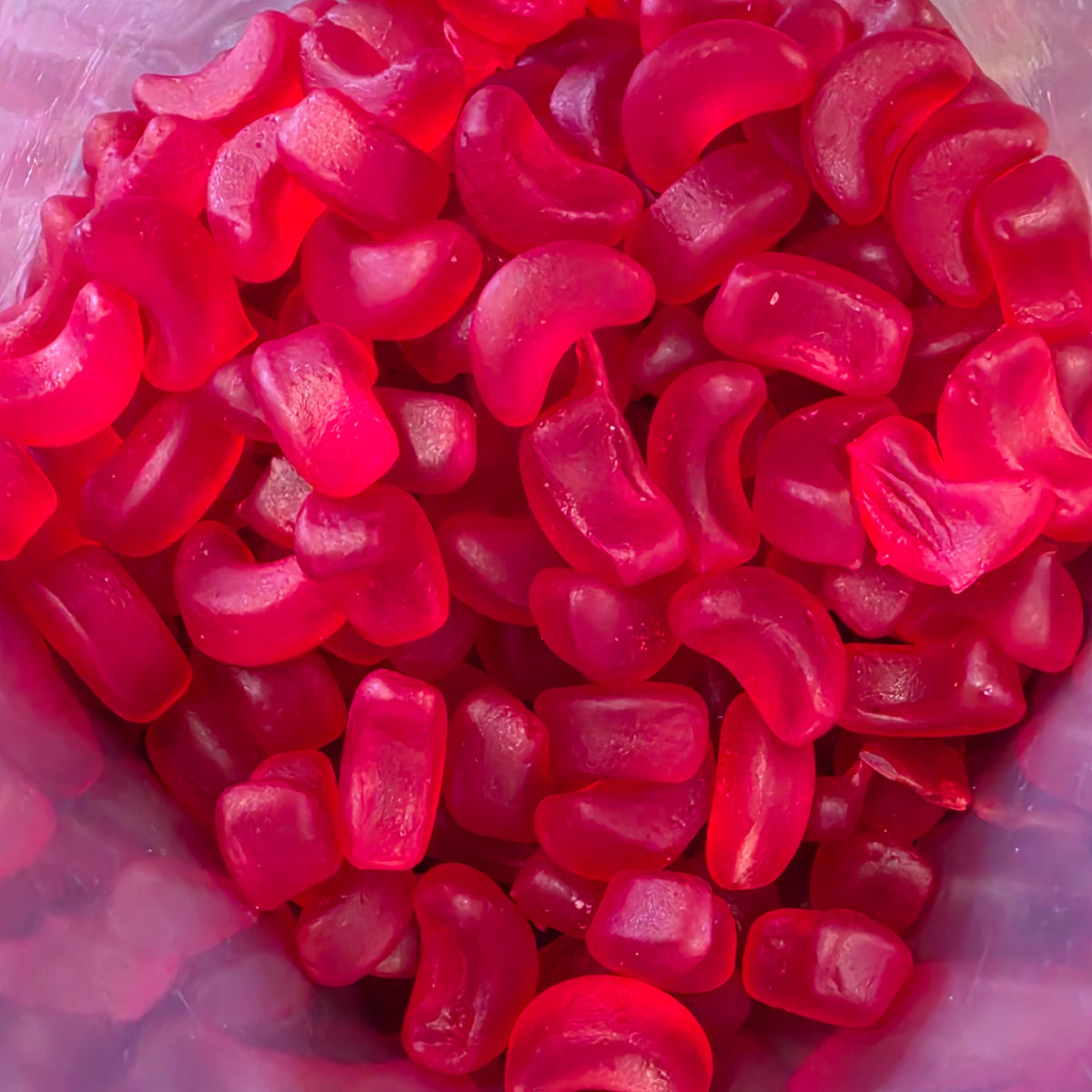 Squirrel Cherry Lips 500g -  Resealable Bag, Pick and Mix Sweets, Bulk, Party Bags, Candy Gifts