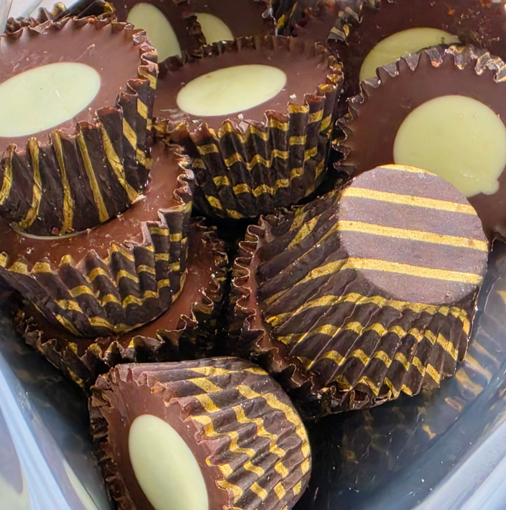 Mint Chocolate Icy Cups 400g -  Resealable Bag, Pick and Mix Sweets, Bulk, Party Bags, Candy Gifts