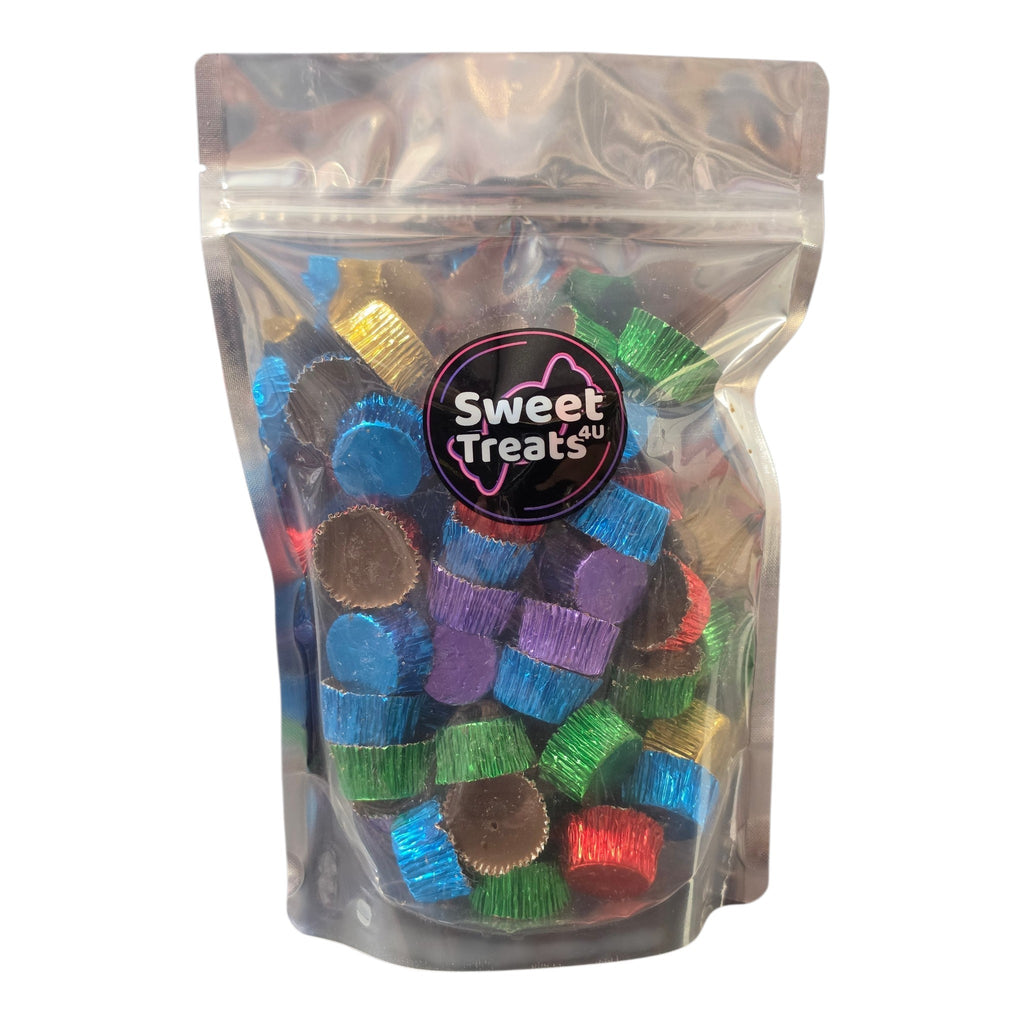 Chocolate Icy Cups 400g -  Resealable Bag, Pick and Mix Sweets, Bulk, Party Bags, Candy Gifts