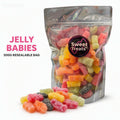 Jelly Babies 500g -  Resealable Bag, Pick and Mix Sweets, Bulk, Party Bags, Candy Gifts