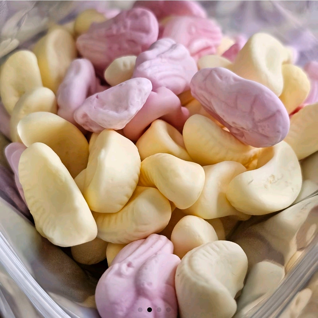 Shrimps & Bananas Retro Mix 500g -  Resealable Bag, Pick and Mix Sweets, Bulk, Party Bags, Candy Gifts